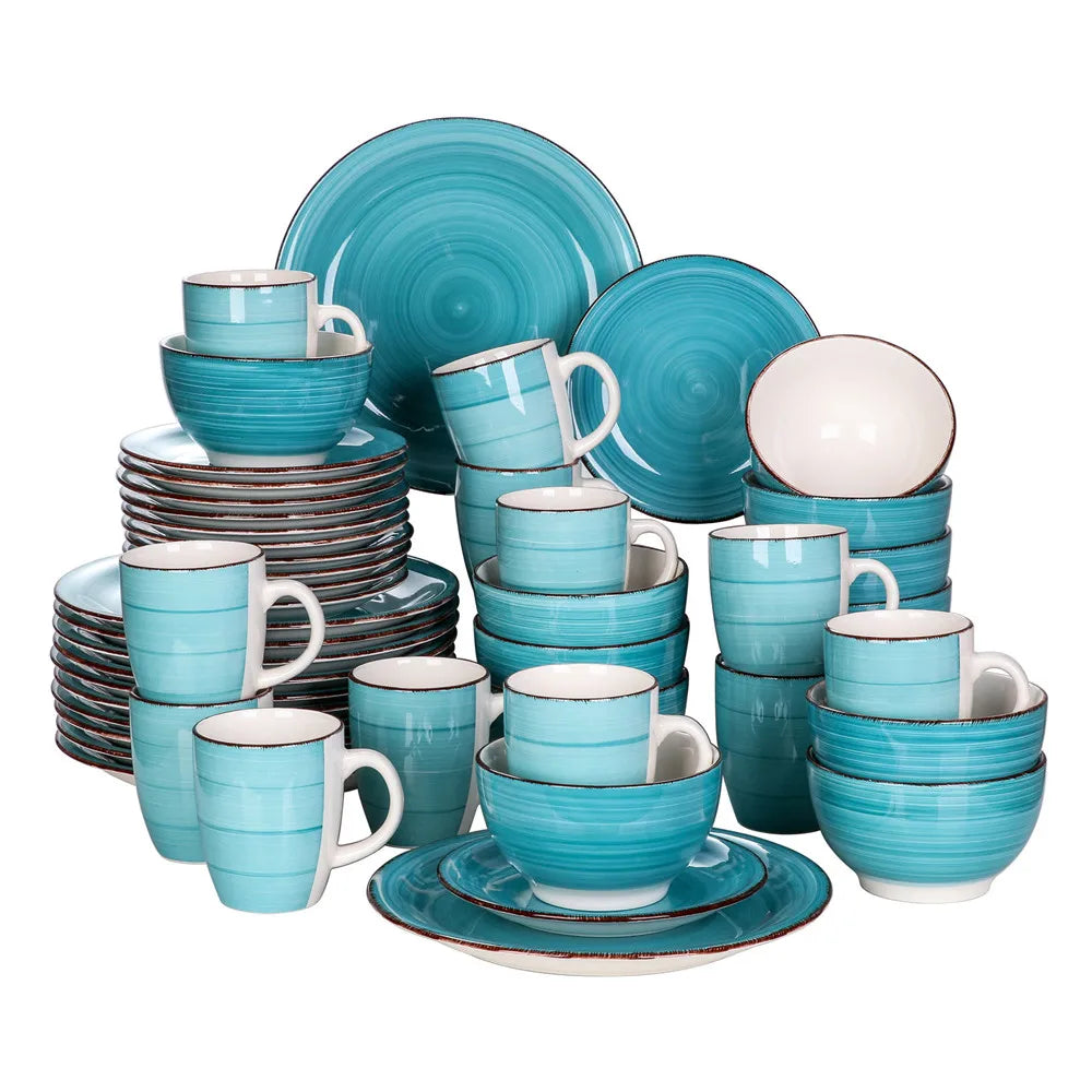 Vancasso Bella-T Porcelain Tableware Set | Vintage Ceramic Dining Set
