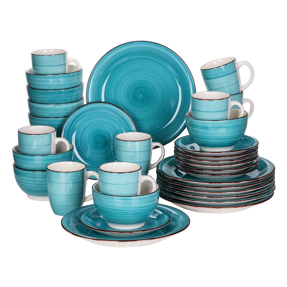 Vancasso Bella-T Porcelain Tableware Set | Vintage Ceramic Dining Set
