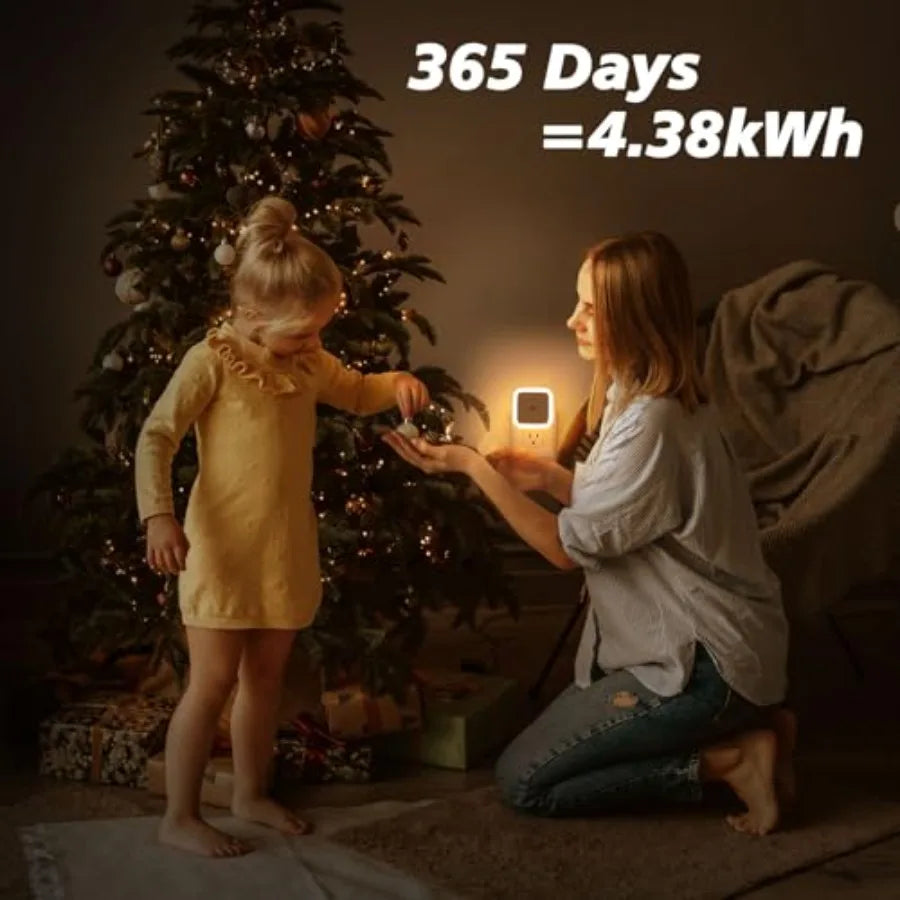 Night Light, Night Lights Plug into Wall 8-Pack, Nightlight Plug in Night Light, Dusk to Dawn Night Lamp Led