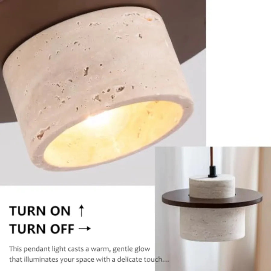 Marble Pendant Light – Nordic Modern Hanging Ceiling Lamp for Dining Room