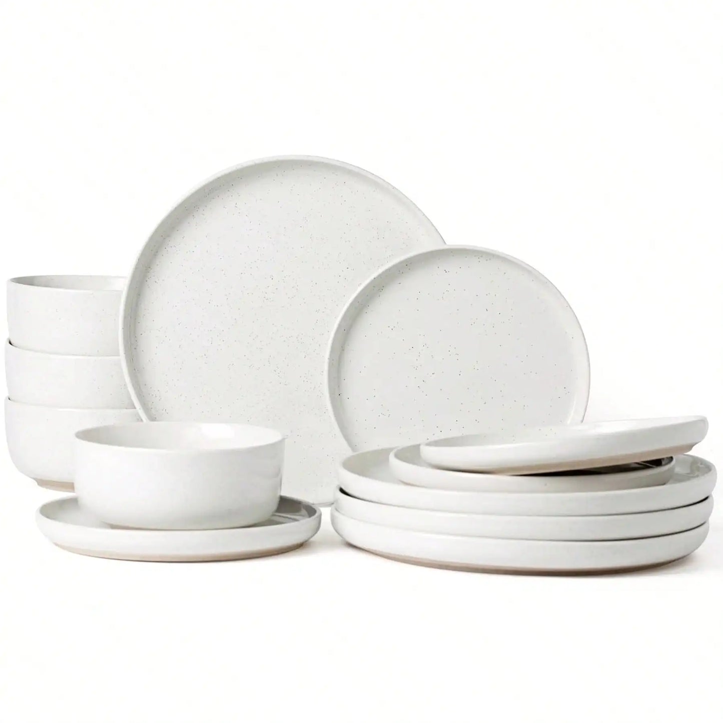 Nordic Modern 12-Piece Dinnerware Set