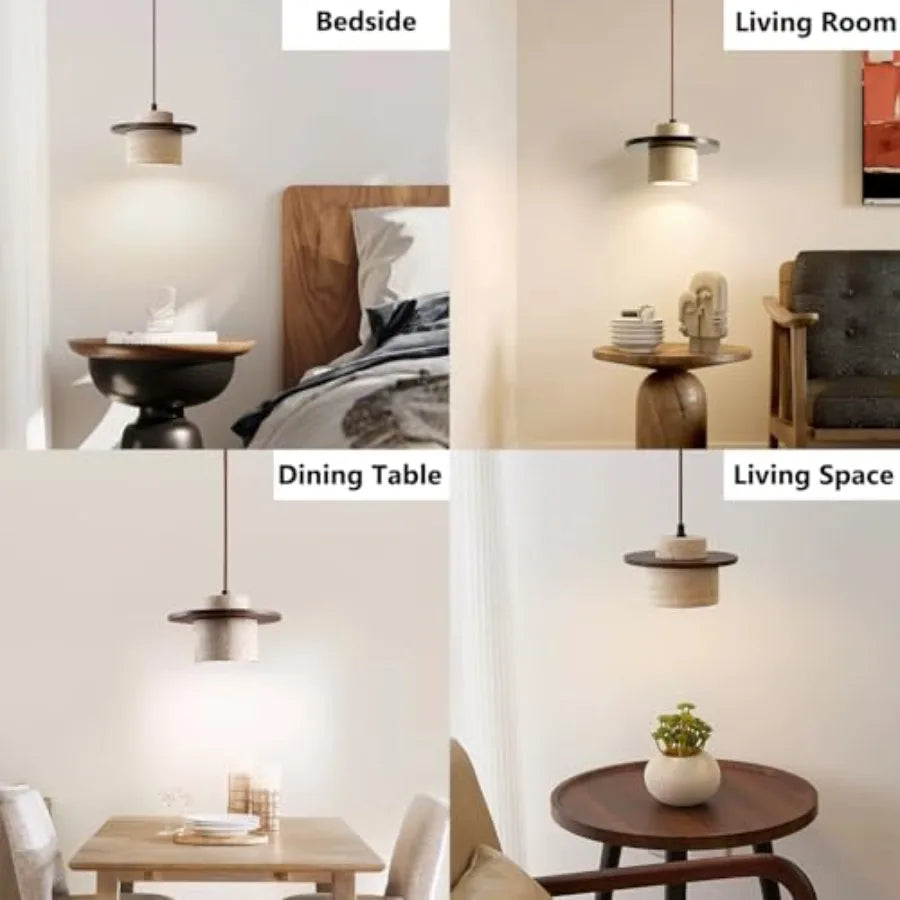 Marble Pendant Light – Nordic Modern Hanging Ceiling Lamp for Dining Room