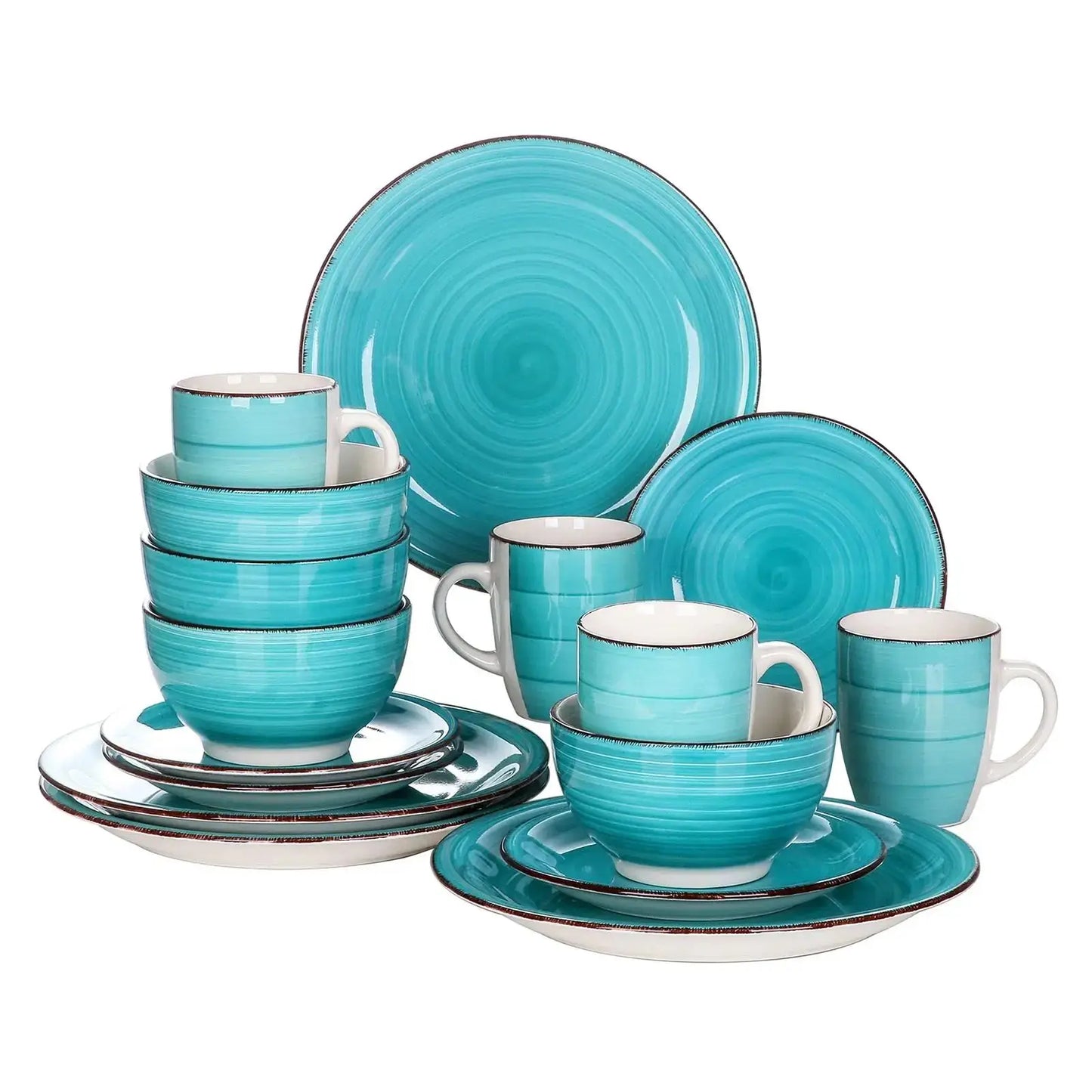 Vancasso Bella-T Porcelain Tableware Set | Vintage Ceramic Dining Set